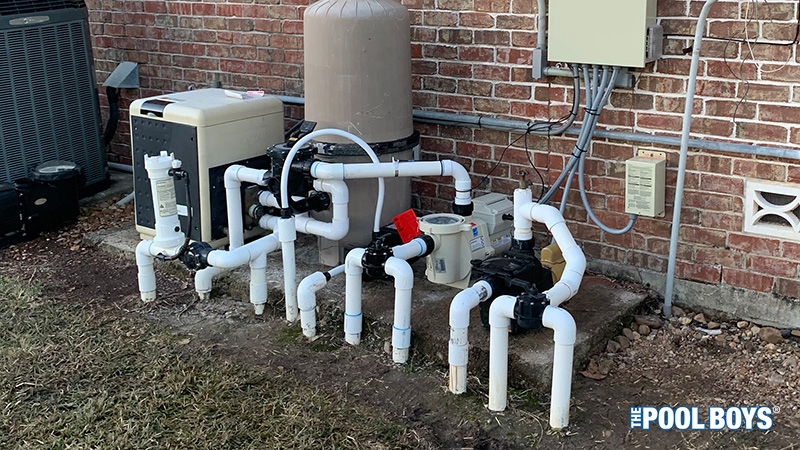 New installation of Pentair VSF Pump and additional pool equipment