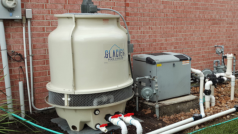 Glacier Pool Cooler Installation by The Pool Boys in League City