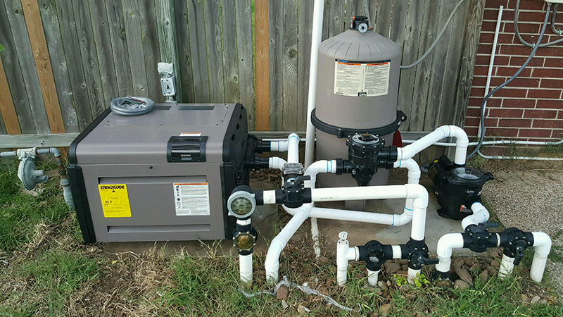 Hayward Pool Heater installation by The Pool Boys in League City