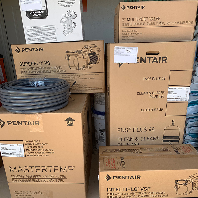 Pool Equipment Products from Hayward, Jandy and Pentair