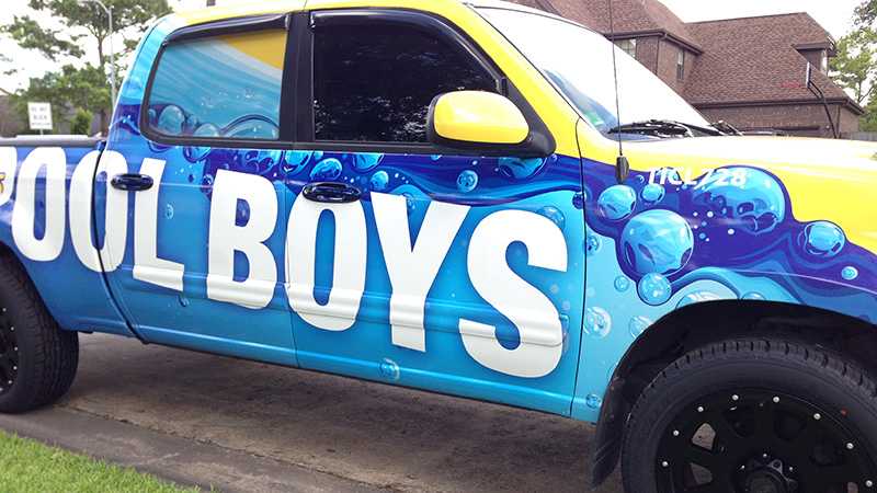 The Pool Boys Company Truck