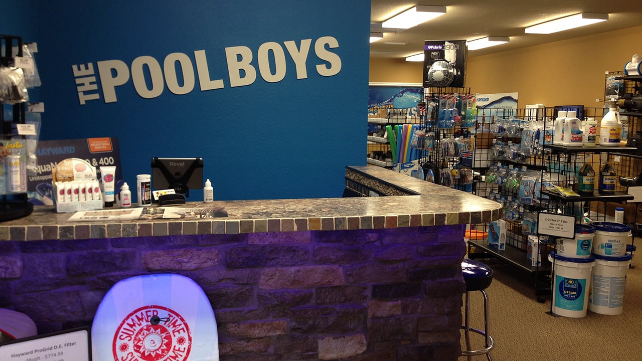 The Pool Boys previous location on Hobbs Rd. in League City, TX